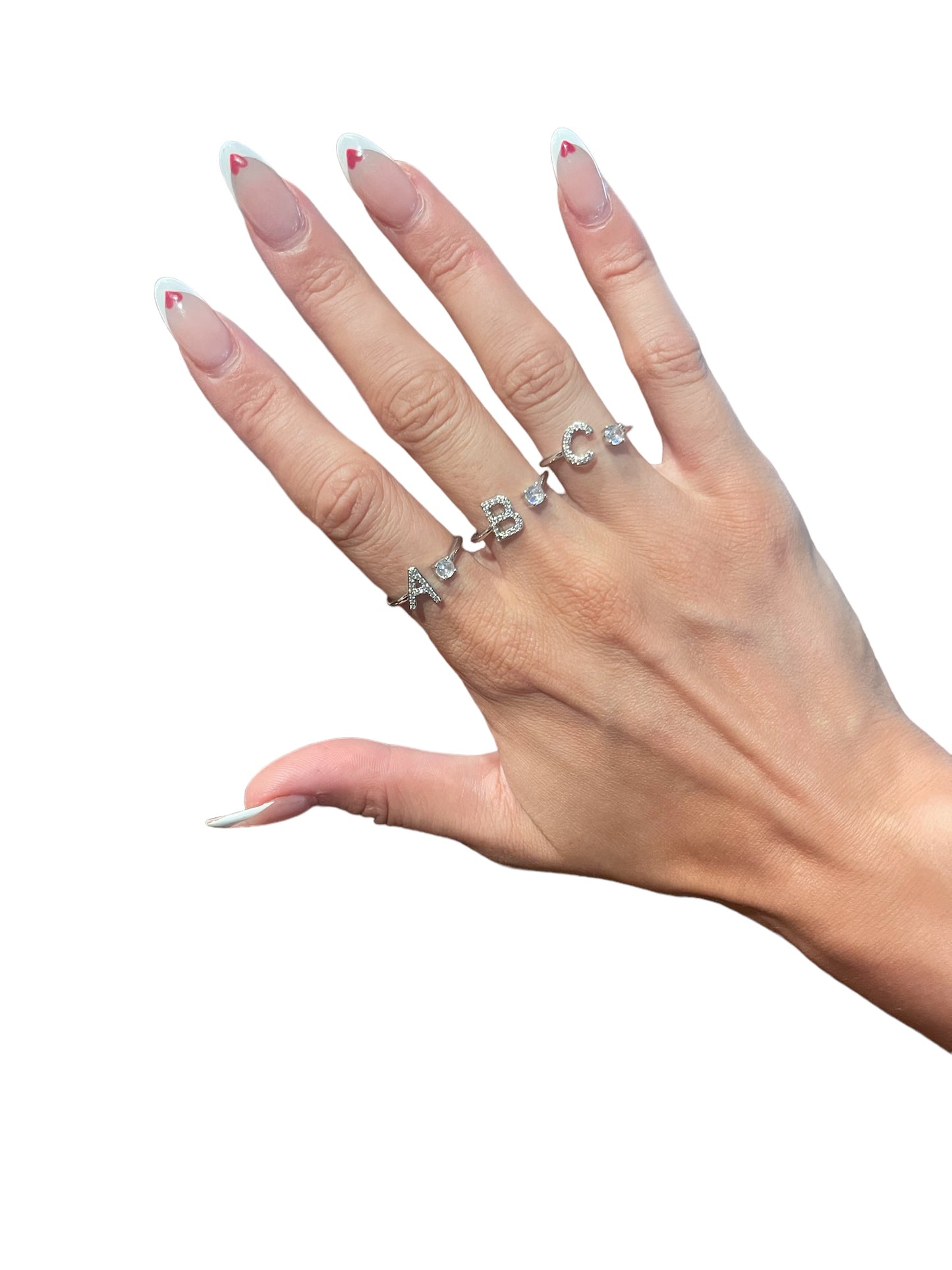 Initial Rings Silver