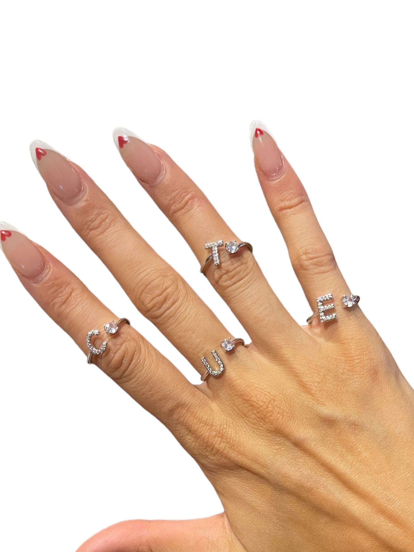 Initial Rings Silver