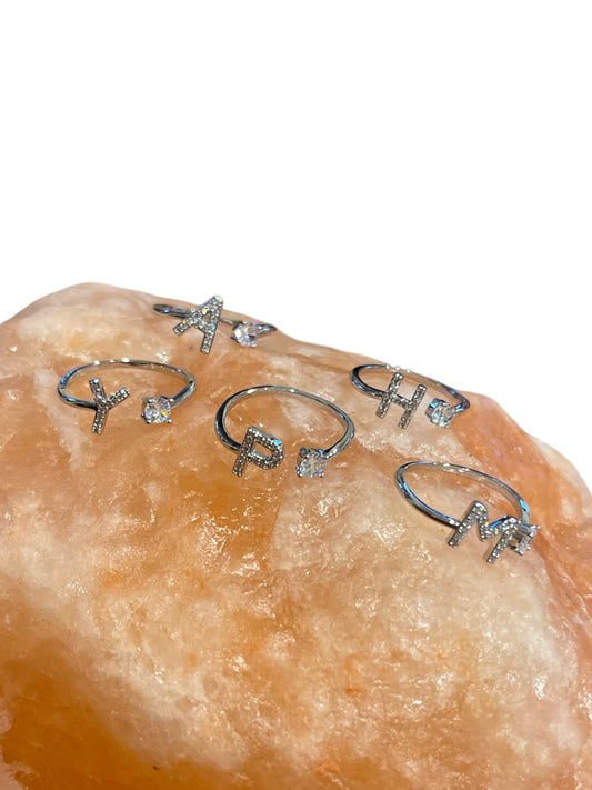 Initial Rings Silver